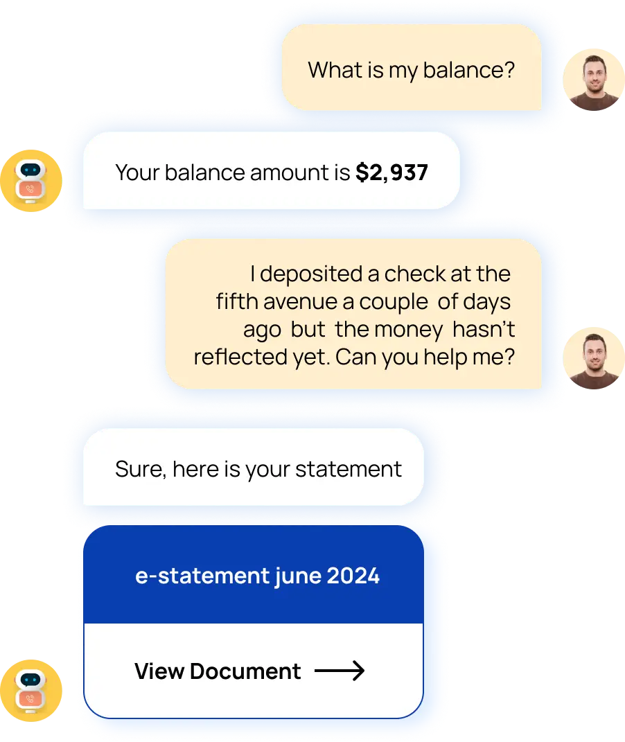 Chat based automation example.