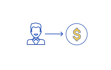 human and dollar currency