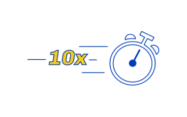 10x speed.
