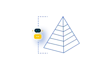 Pyramid with bot.
